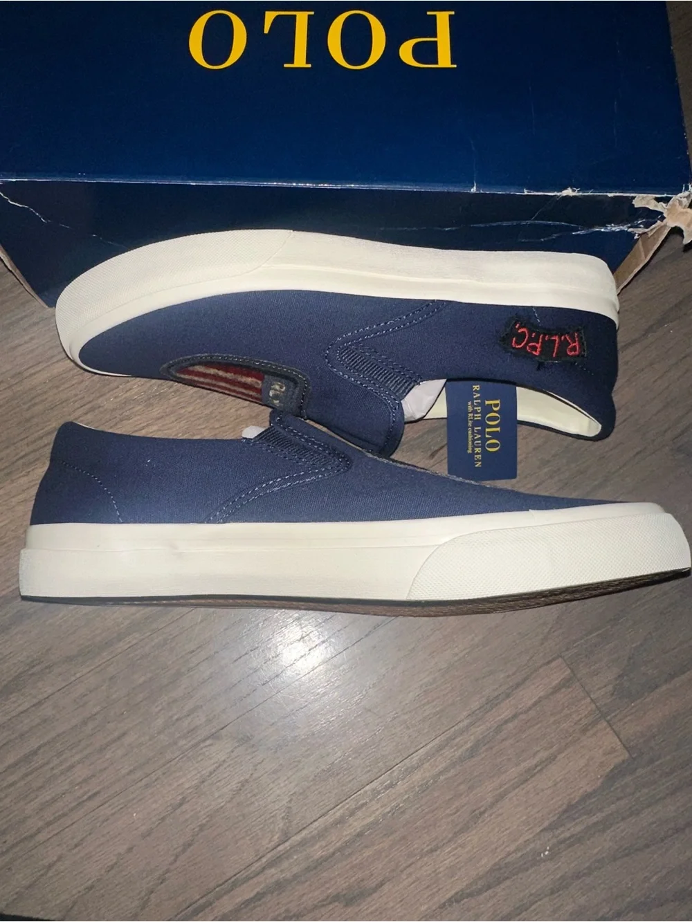 Polo Ralph Lauren navy canvas